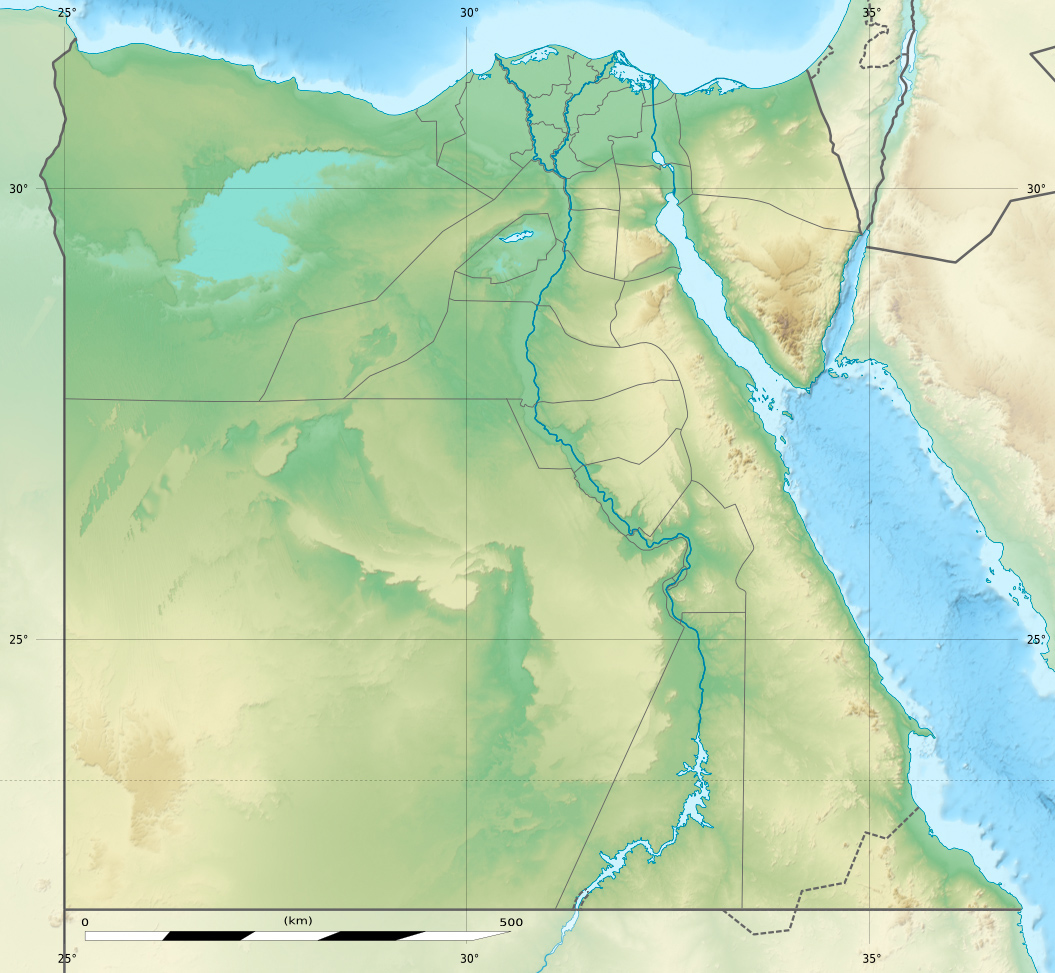 Sinai-Karte von Eric Gaba - Creative Commons